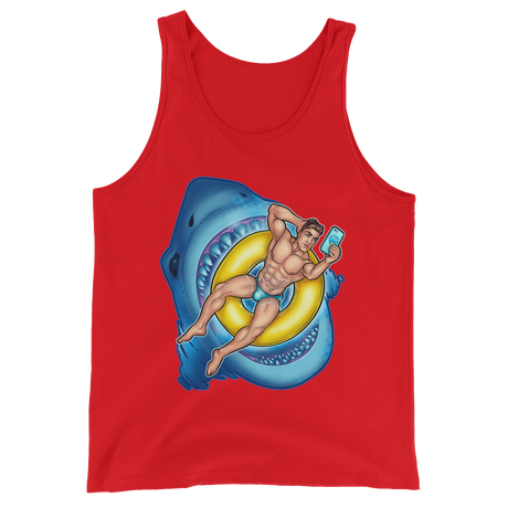 Shark Selfie Tank (Personalize - Cruise Collection)-Swish Embassy