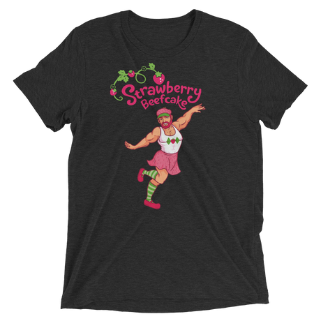 Strawberry Beefcake (Retail Triblend)-Triblend T-Shirt-Swish Embassy