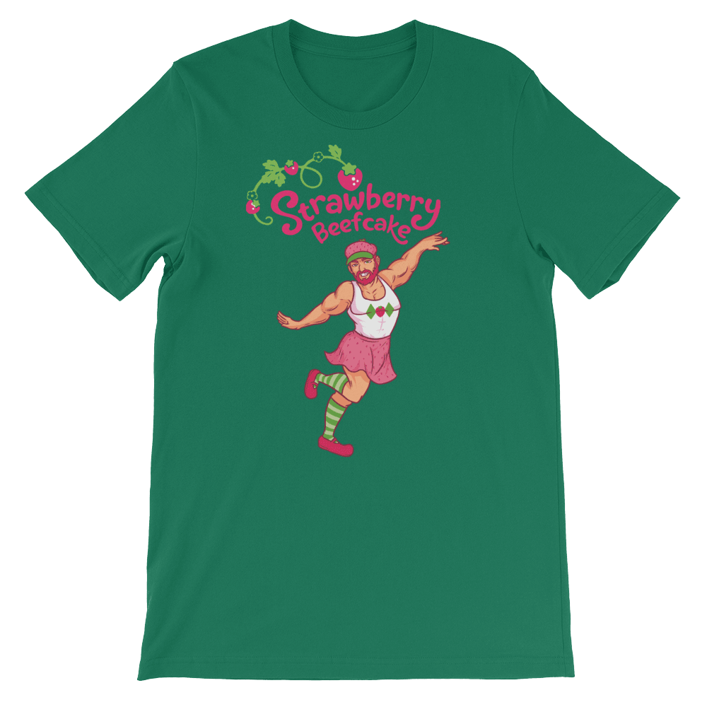 Strawberry Beefcake-T-Shirts-Swish Embassy