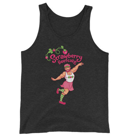 Strawberry Beefcake (Tank Top)-Tank Top-Swish Embassy