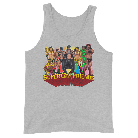 Supergay Friends (Tank Top)-Tank Top-Swish Embassy