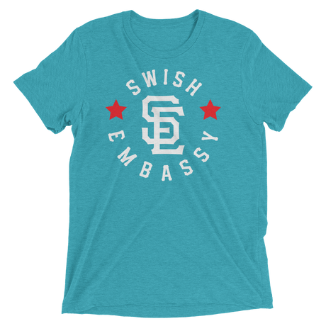 Swish Embassy Roundel (Premium Tri-Blend)-Triblend T-Shirt-Swish Embassy