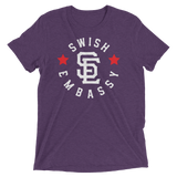 Swish Embassy Roundel (Premium Tri-Blend)-Triblend T-Shirt-Swish Embassy