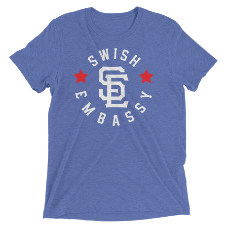 Swish Embassy Roundel (Premium Tri-Blend)-Triblend T-Shirt-Swish Embassy