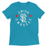 Swish Embassy Roundel (Premium Tri-Blend)-Triblend T-Shirt-Swish Embassy