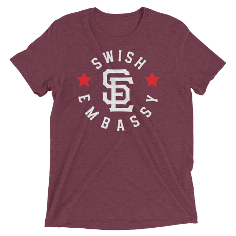 Swish Embassy Roundel (Premium Tri-Blend)-Triblend T-Shirt-Swish Embassy