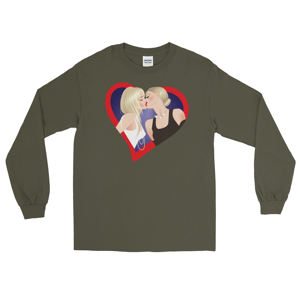 The Kiss (Long Sleeve)-Long Sleeve-Swish Embassy