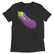 Veiny Eggplant Emoji (Retail Triblend)-Triblend T-Shirt-Swish Embassy