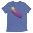 Veiny Eggplant Emoji (Retail Triblend)-Triblend T-Shirt-Swish Embassy