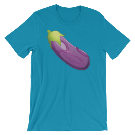 Veiny Eggplant Emoji-T-Shirts-Swish Embassy