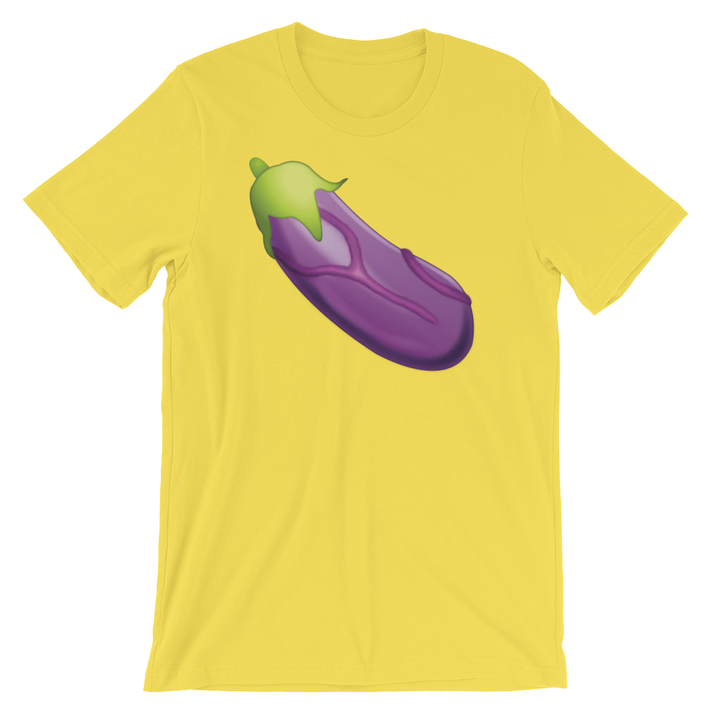 Veiny Eggplant Emoji-T-Shirts-Swish Embassy