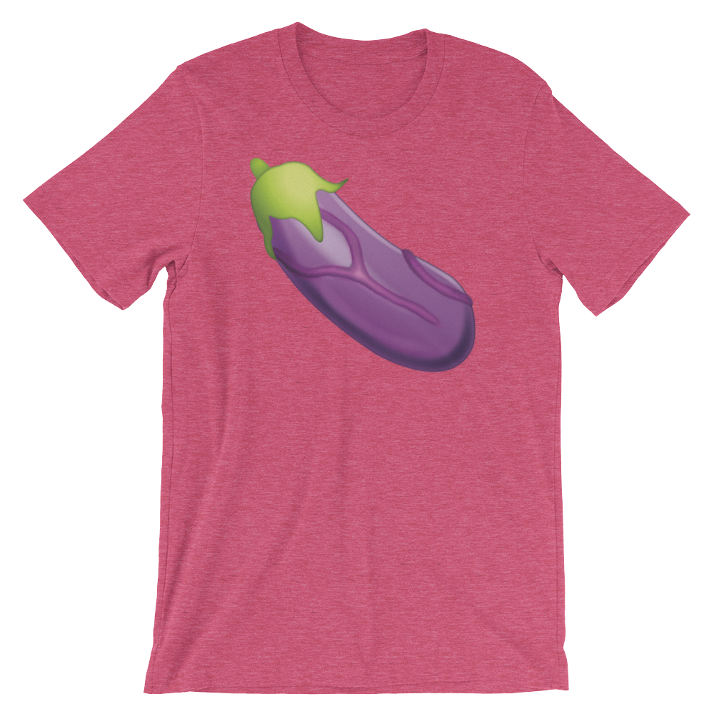 Veiny Eggplant Emoji-T-Shirts-Swish Embassy