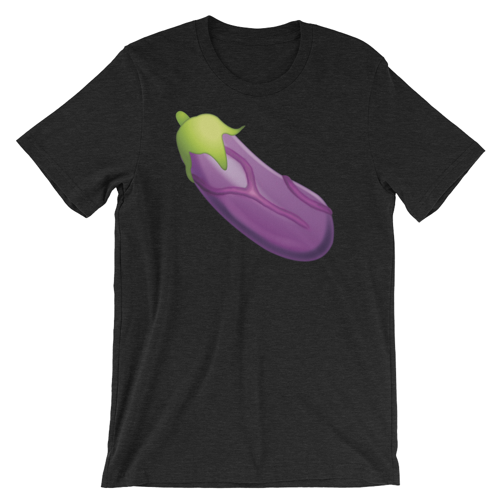 Veiny Eggplant Emoji-T-Shirts-Swish Embassy