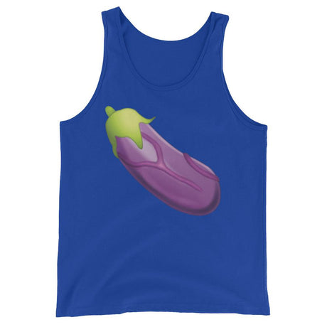 Veiny Eggplant Emoji (Tank Top)-Tank Top-Swish Embassy