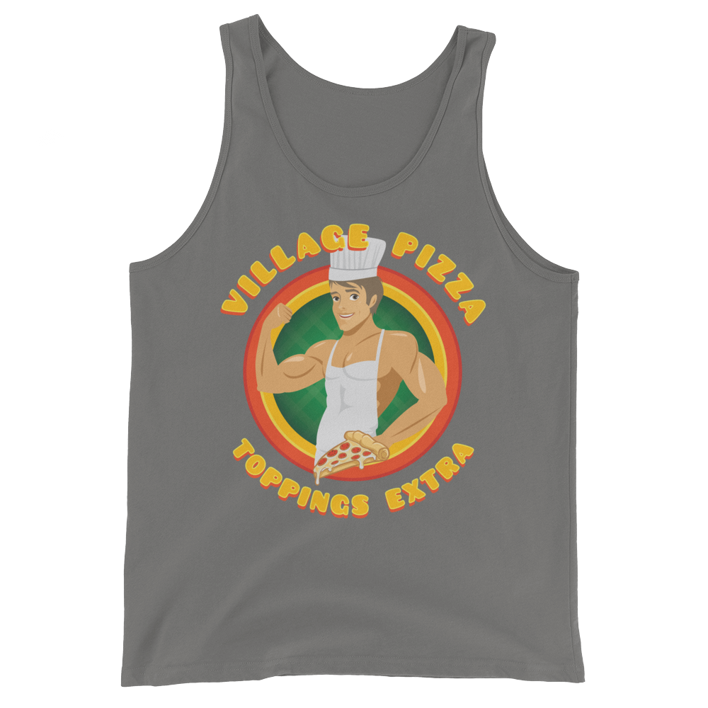 Village Pizza (Tank Top)-Tank Top-Swish Embassy