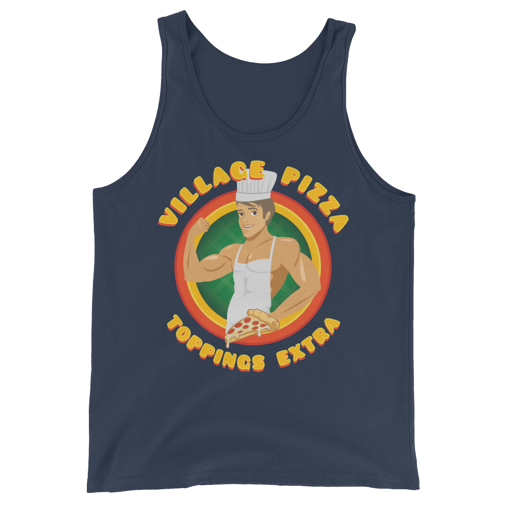 Village Pizza (Tank Top)-Tank Top-Swish Embassy