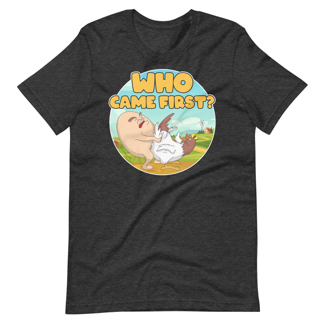 Who Came First?-T-Shirts-Swish Embassy