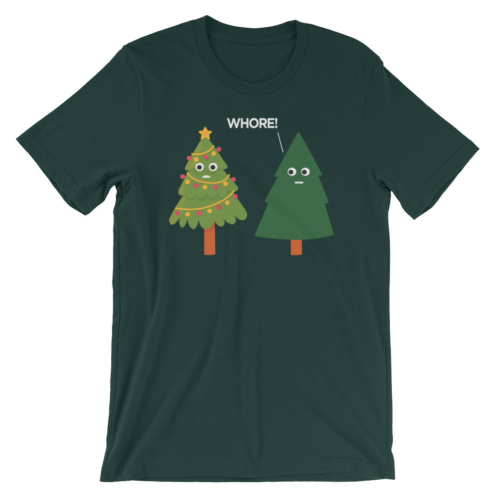 X-Mas Tree Shade-Christmas T-Shirts-Swish Embassy