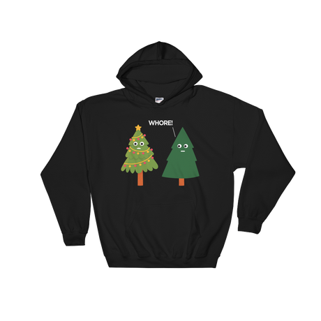 X-Mas Tree Shade (Hoodie)-Christmas Hoodies-Swish Embassy