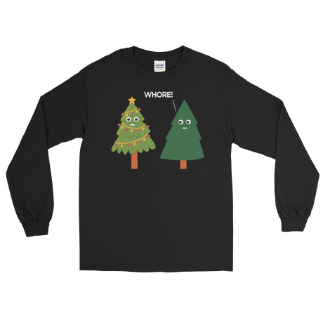 X-Mas Tree Shade (Long Sleeve)-Long Sleeve-Swish Embassy