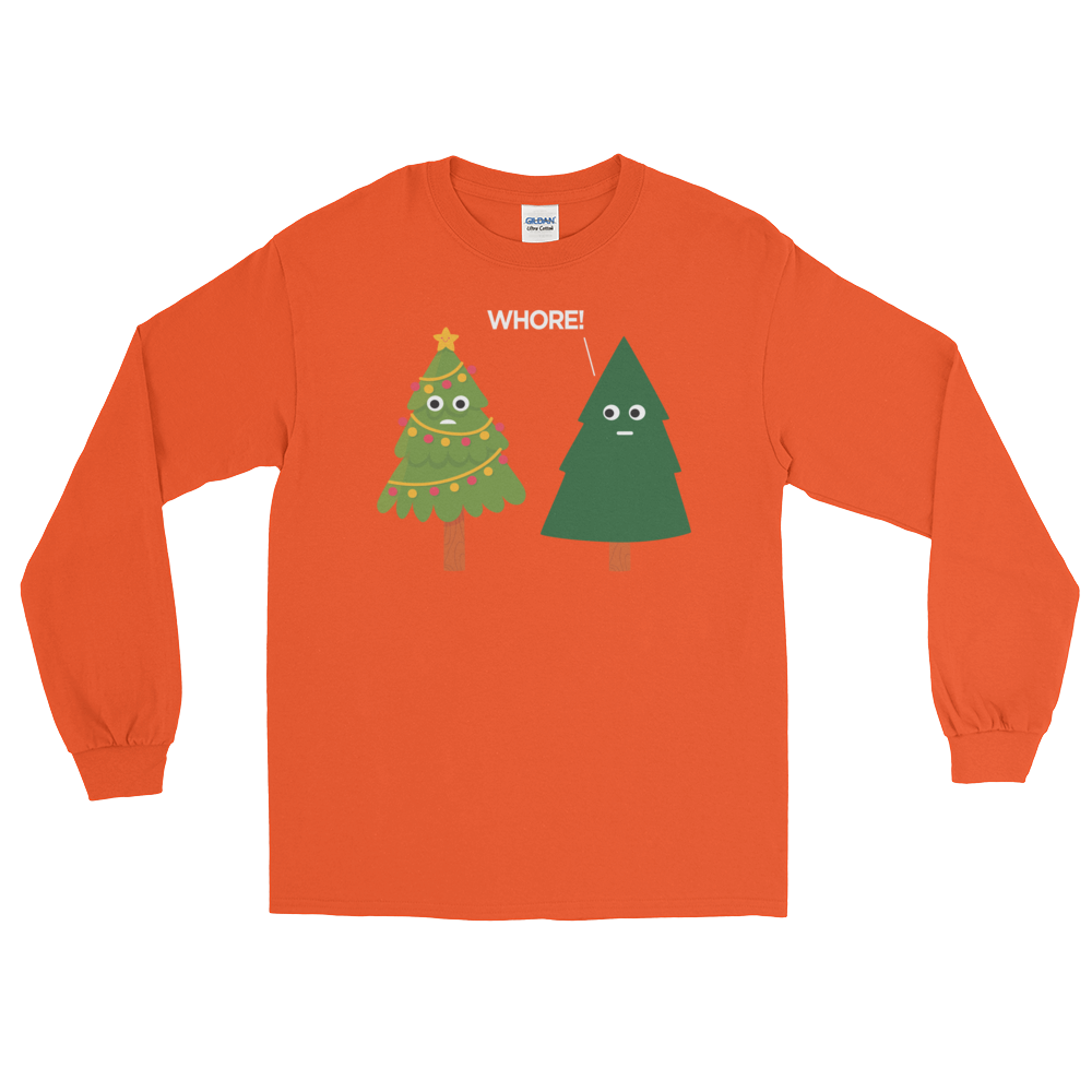 X-Mas Tree Shade (Long Sleeve)-Long Sleeve-Swish Embassy