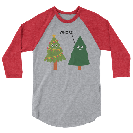 X-Mas Tree Shade (Raglan)-Raglan-Swish Embassy