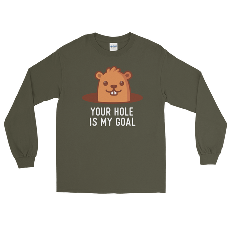 Your Hole is My Goal (Long Sleeve)-Long Sleeve-Swish Embassy