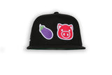 Aubergine Pig (Headwear)-Headwear-Swish Embassy