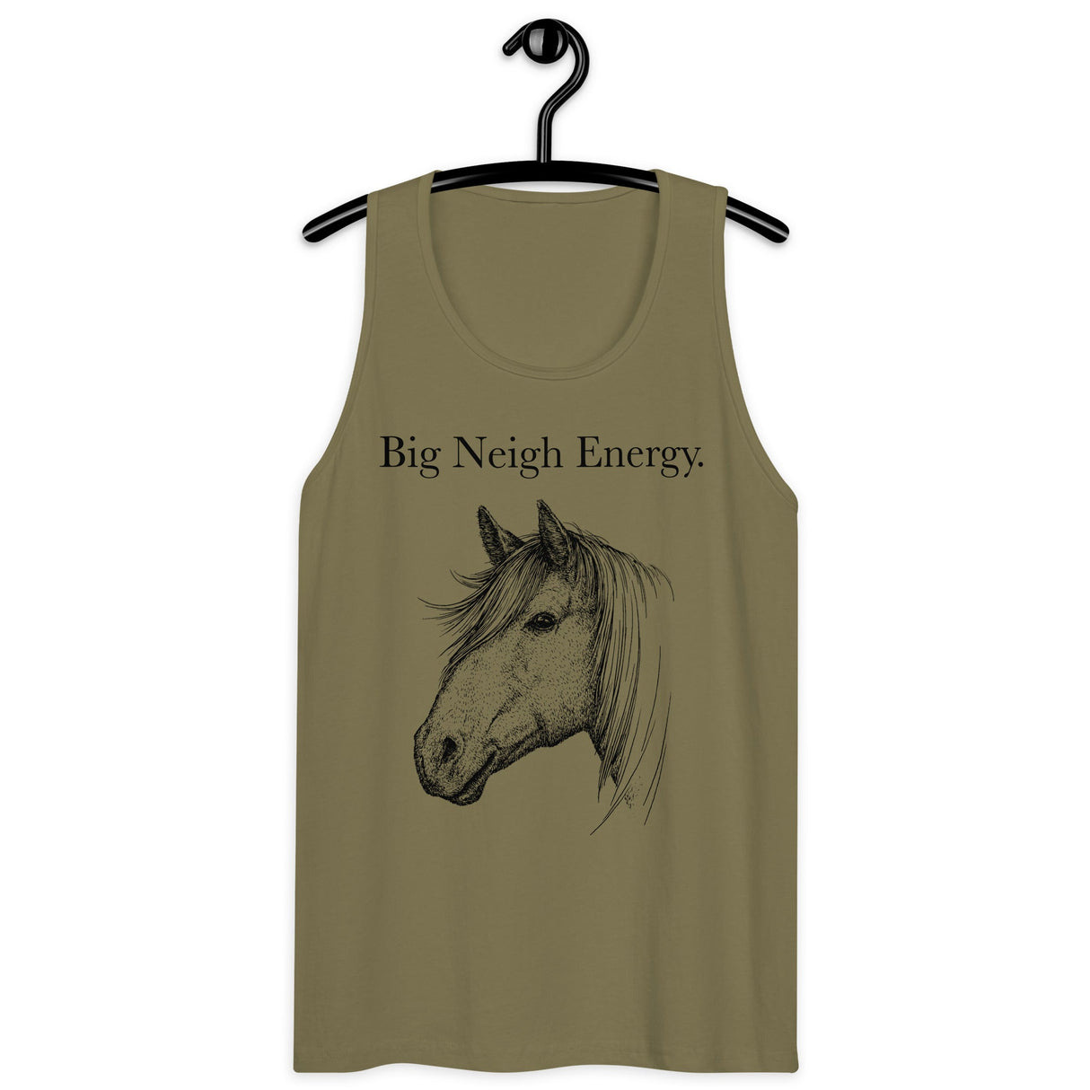 Big Neigh Energy (Tank Top)-Tank Top-Swish Embassy