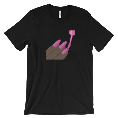 Dark Nail Polish Emoji-T-Shirts-Swish Embassy