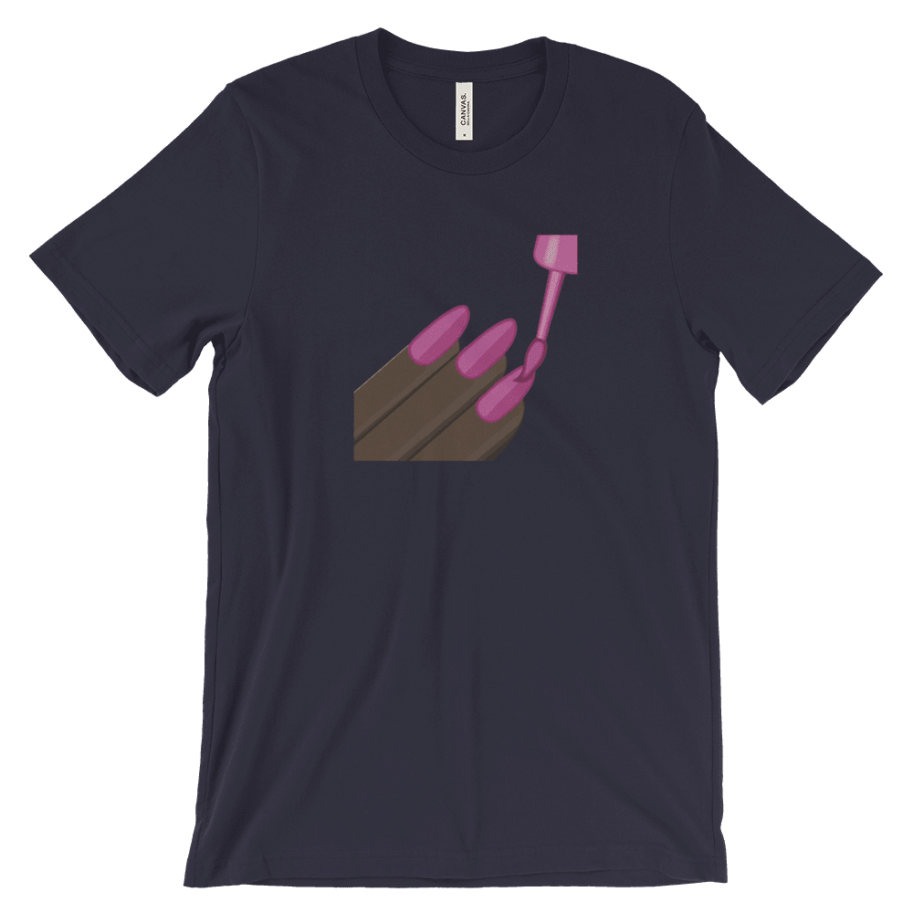 Dark Nail Polish Emoji-T-Shirts-Swish Embassy