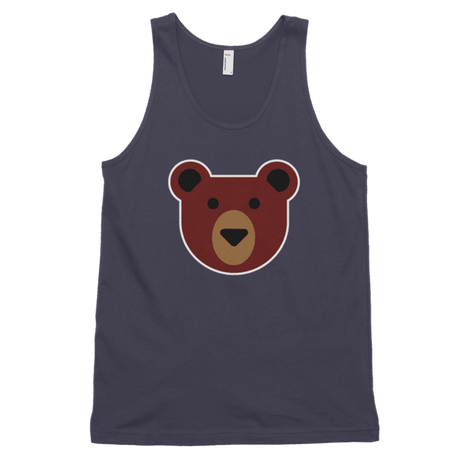 Flat Bear (Tank)-Tank Top-Swish Embassy