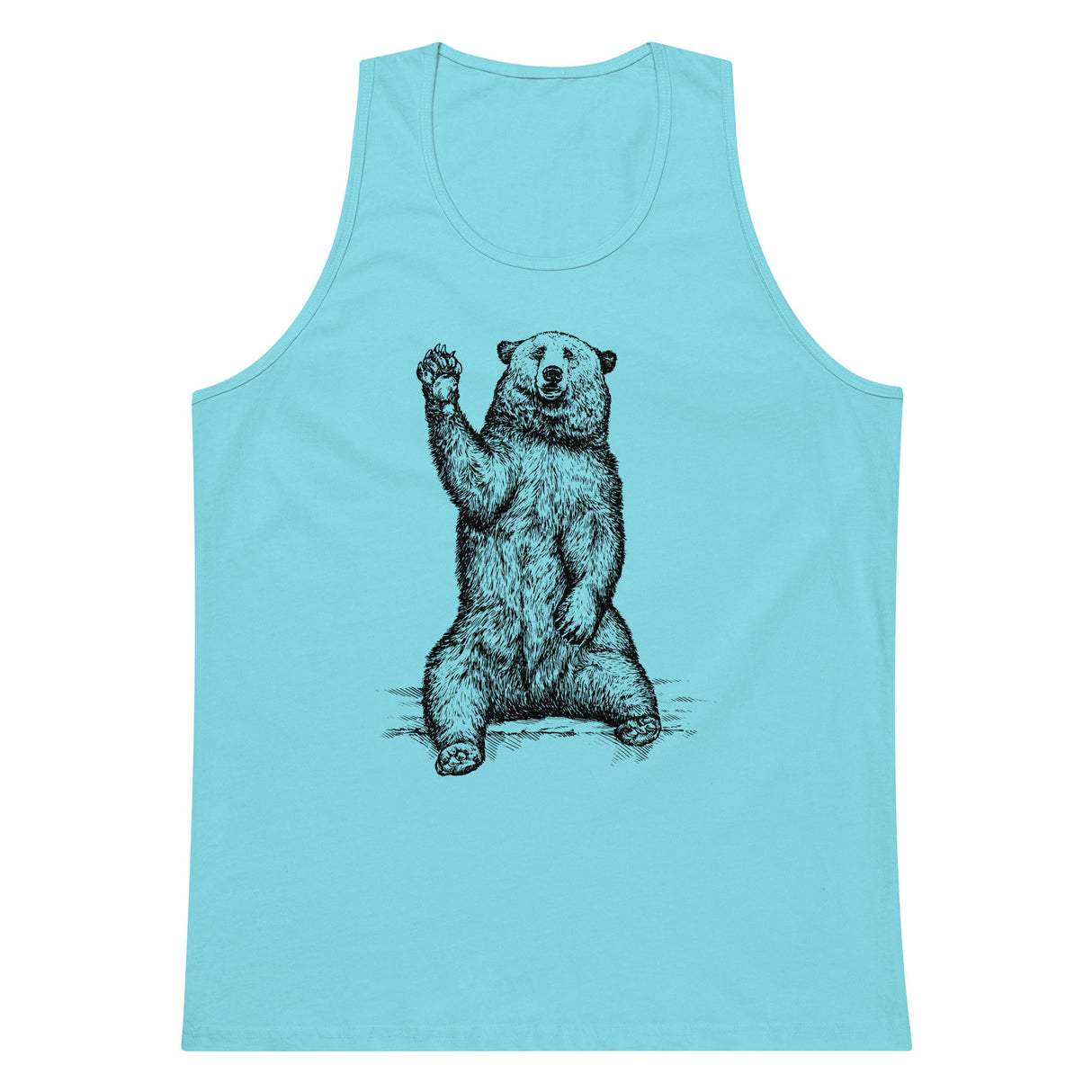 Friendly Bear (Tank Top)-Tank Top-Swish Embassy
