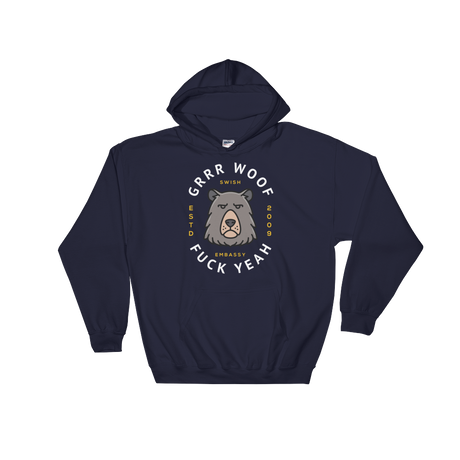 Grrr Woof (Hoodie)-Hoodie-Swish Embassy