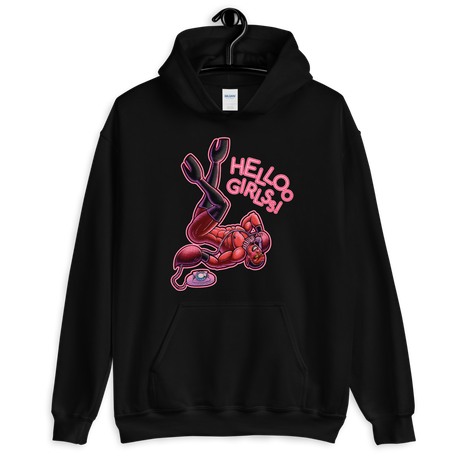 Helloo Girlss! (Hoodie)-Hoodie-Swish Embassy