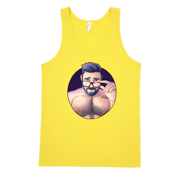 Hunky Nerd (Tank)-Tank Top-Swish Embassy