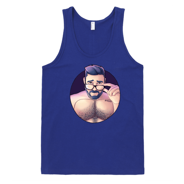 Hunky Nerd (Tank)-Tank Top-Swish Embassy