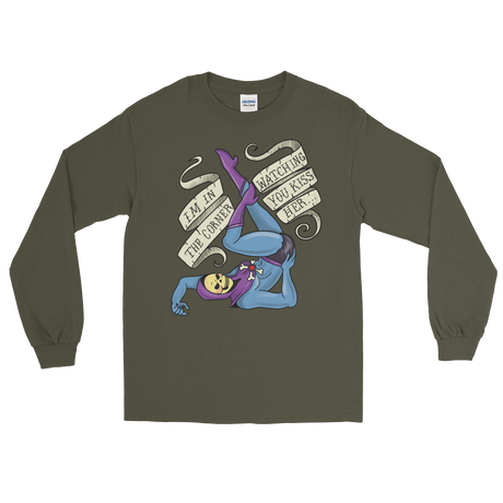 I'm in the Corner Watching You Kiss Her (Long Sleeve)-Long Sleeve-Swish Embassy