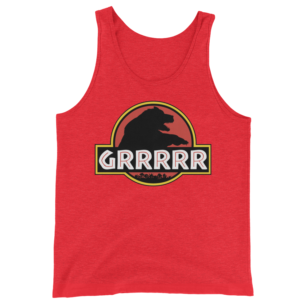 Jurassic Bear (Tank Top)-Tank Top-Swish Embassy