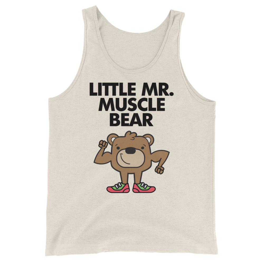 Little Mr. Muscle Bear (Tank Top)-Tank Top-Swish Embassy