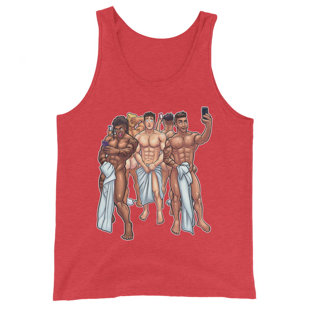 Locker Room Selfie (Tank Top)-Tank Top-Swish Embassy