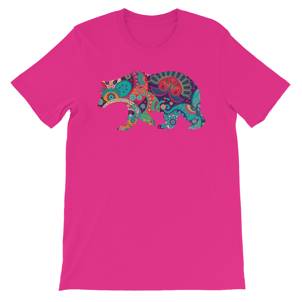 Paisley Bear-T-Shirts-Swish Embassy