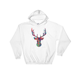 Paisley Stag (Hoodie)-Hoodie-Swish Embassy