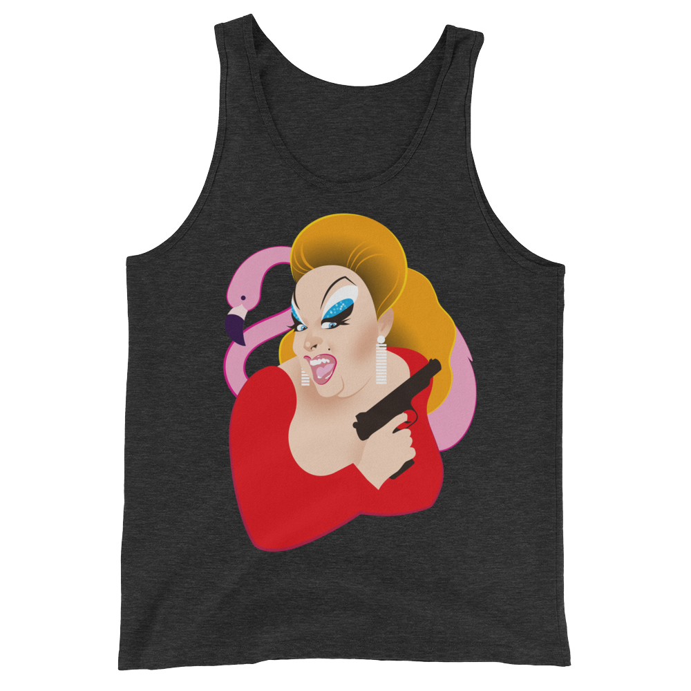 Pink Bird (Tank Top)-Tank Top-Swish Embassy