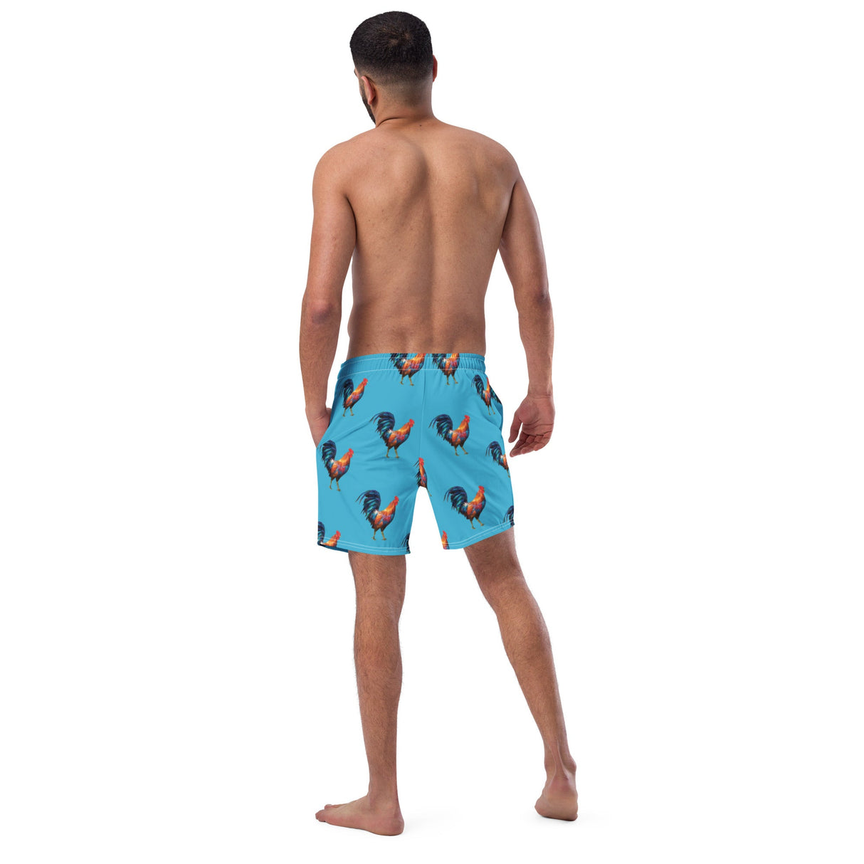 Polygon Rooster (Swim Trunks)-Swim Trunks-Swish Embassy