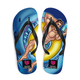 Shark Selfie (Flip Flops)-Flip Flops-Swish Embassy