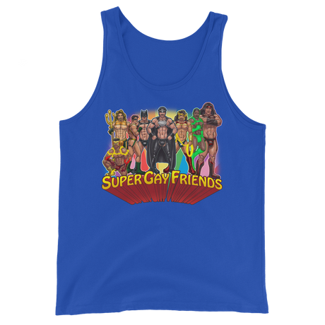 Supergay Friends (Tank Top)-Tank Top-Swish Embassy