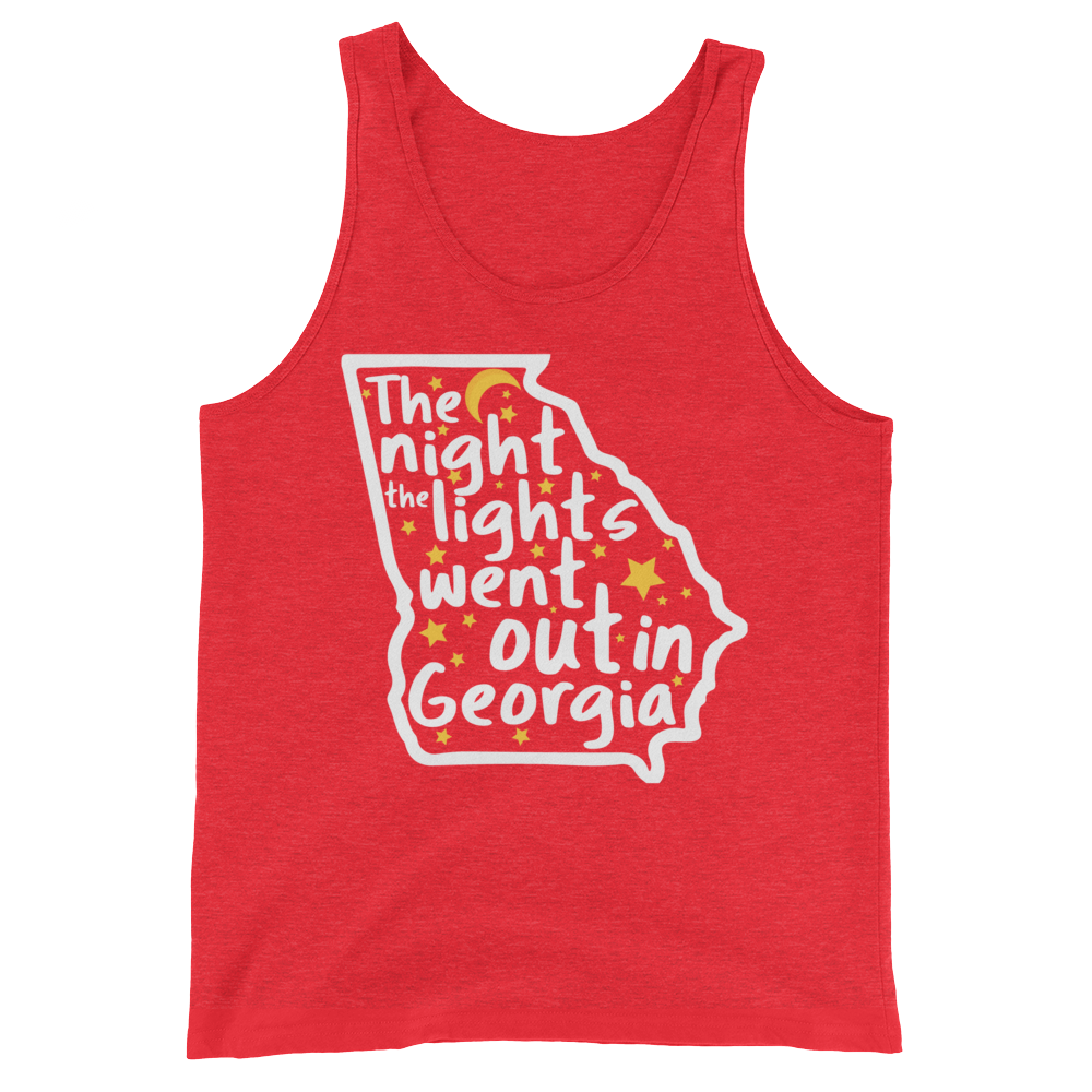 The Night the Lights Went Out in Georgia (Tank Top)-Tank Top-Swish Embassy