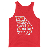 The Night the Lights Went Out in Georgia (Tank Top)-Tank Top-Swish Embassy
