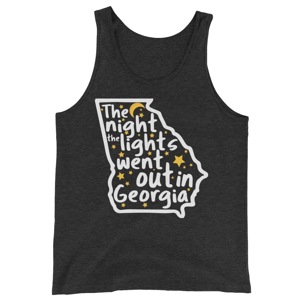 The Night the Lights Went Out in Georgia (Tank Top)-Tank Top-Swish Embassy